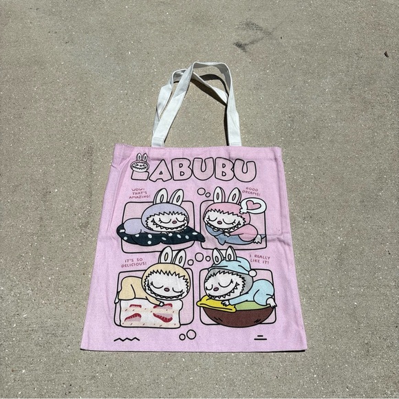 Handbags - Pink Labubu Tote Bag Y2K tote